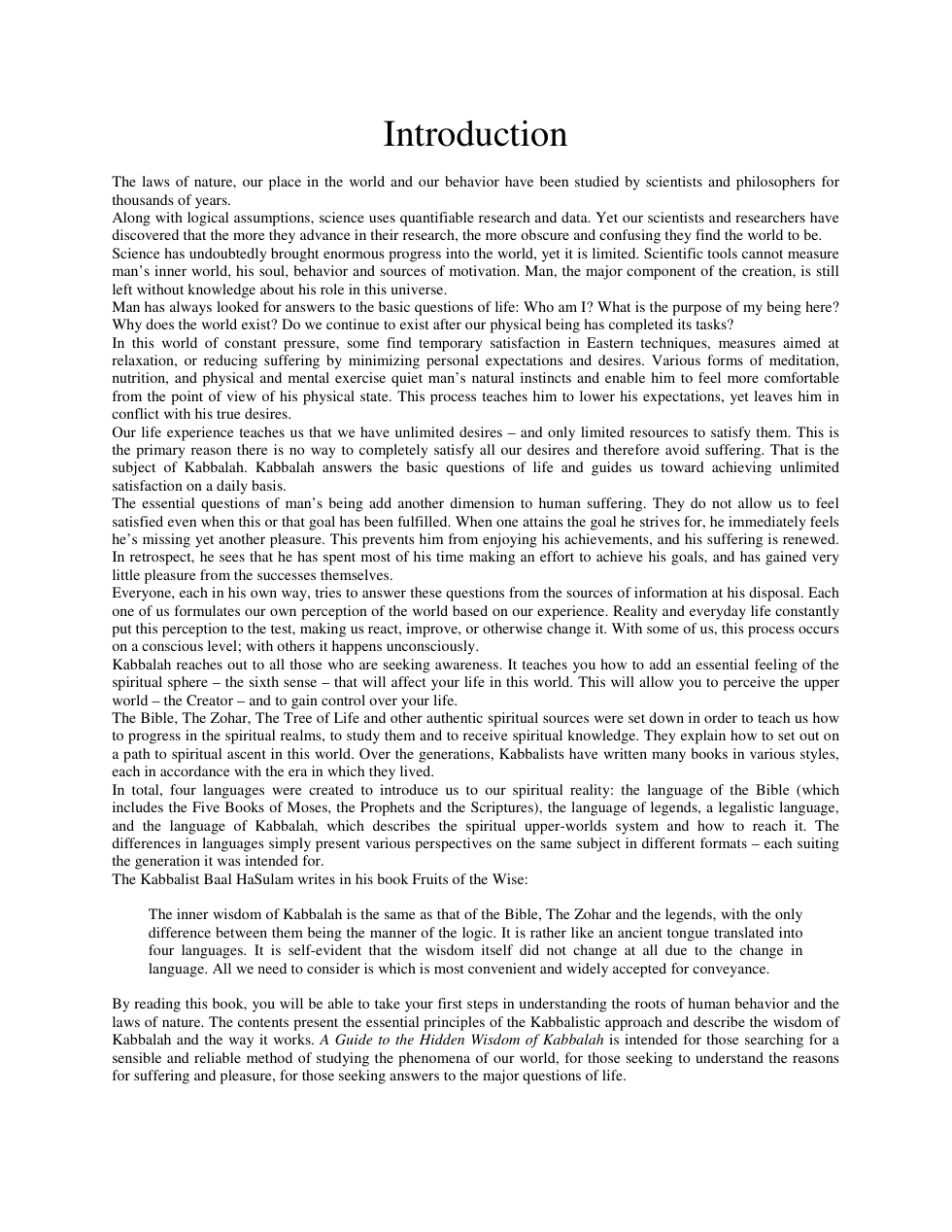A Guide to the Hidden Wisdom of Kabbalah cover