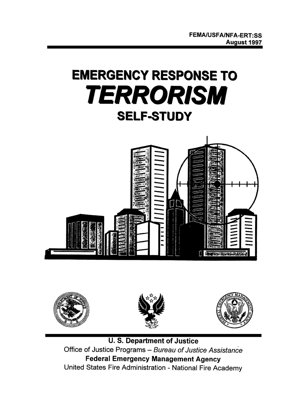 FEMA Emergency Response to Terrorism 1997 116 pages cover