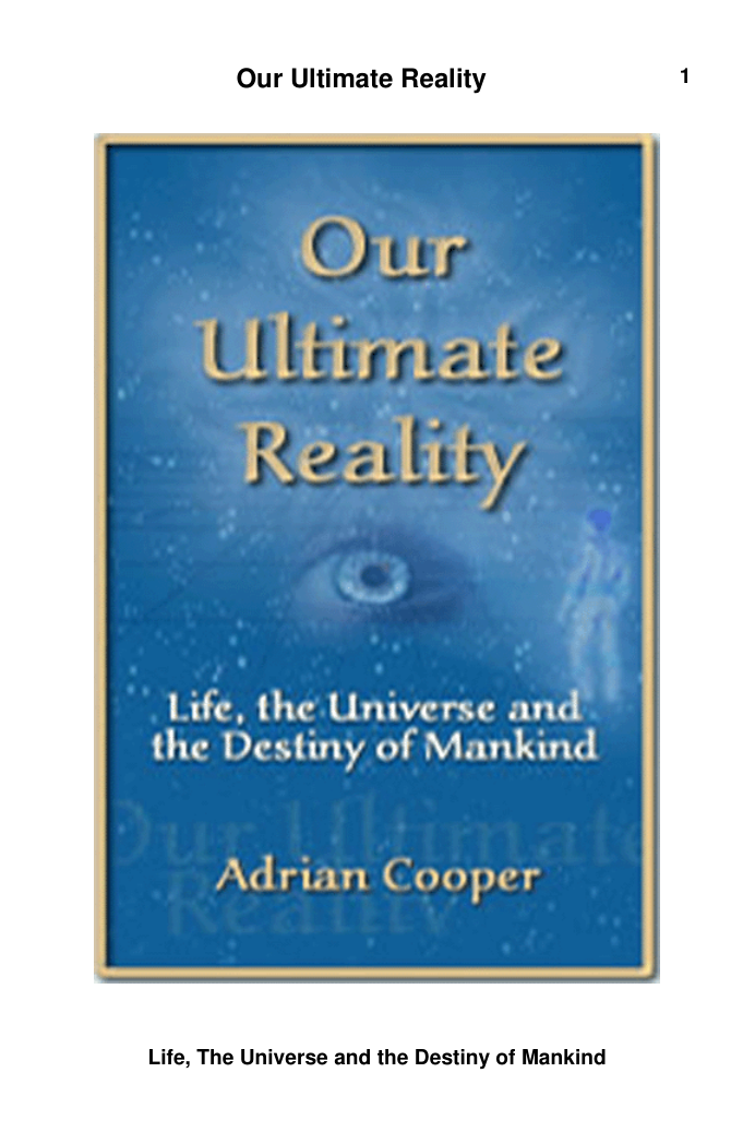 Our Ultimate Reality cover