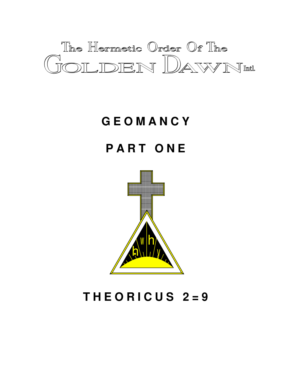 geomancy cover