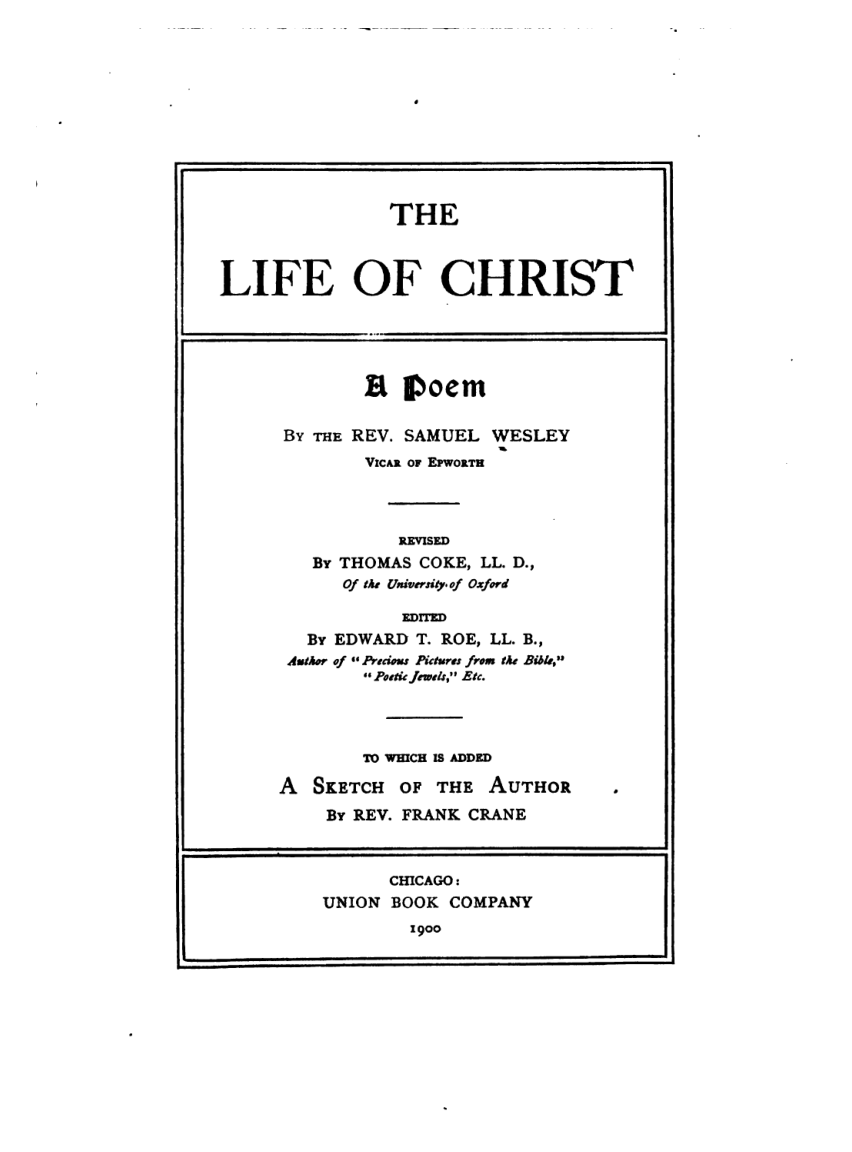 The Life of Christ cover