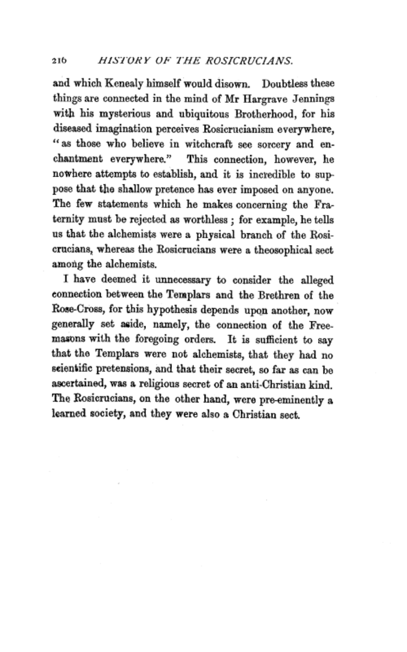 A.E.Waite - Rosicrucians Real History03 cover