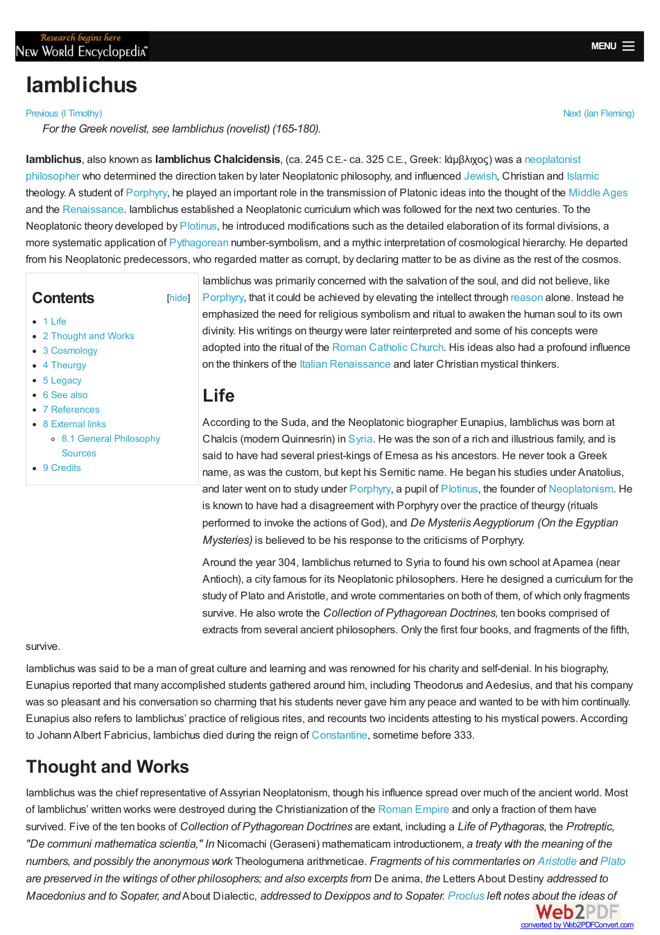iamblichus newworldencyclopedia cover