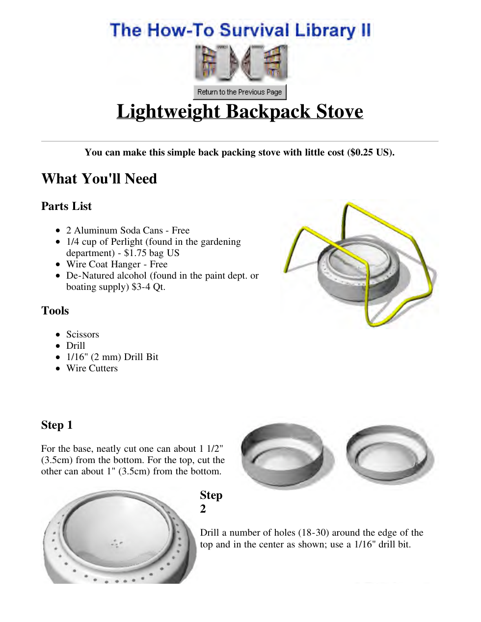 Backpack Stove cover