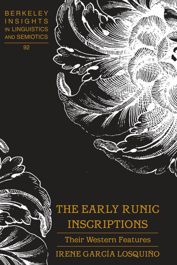 Irene Garcia Losquino - The Early Runic Inscriptions Their Western Features cover