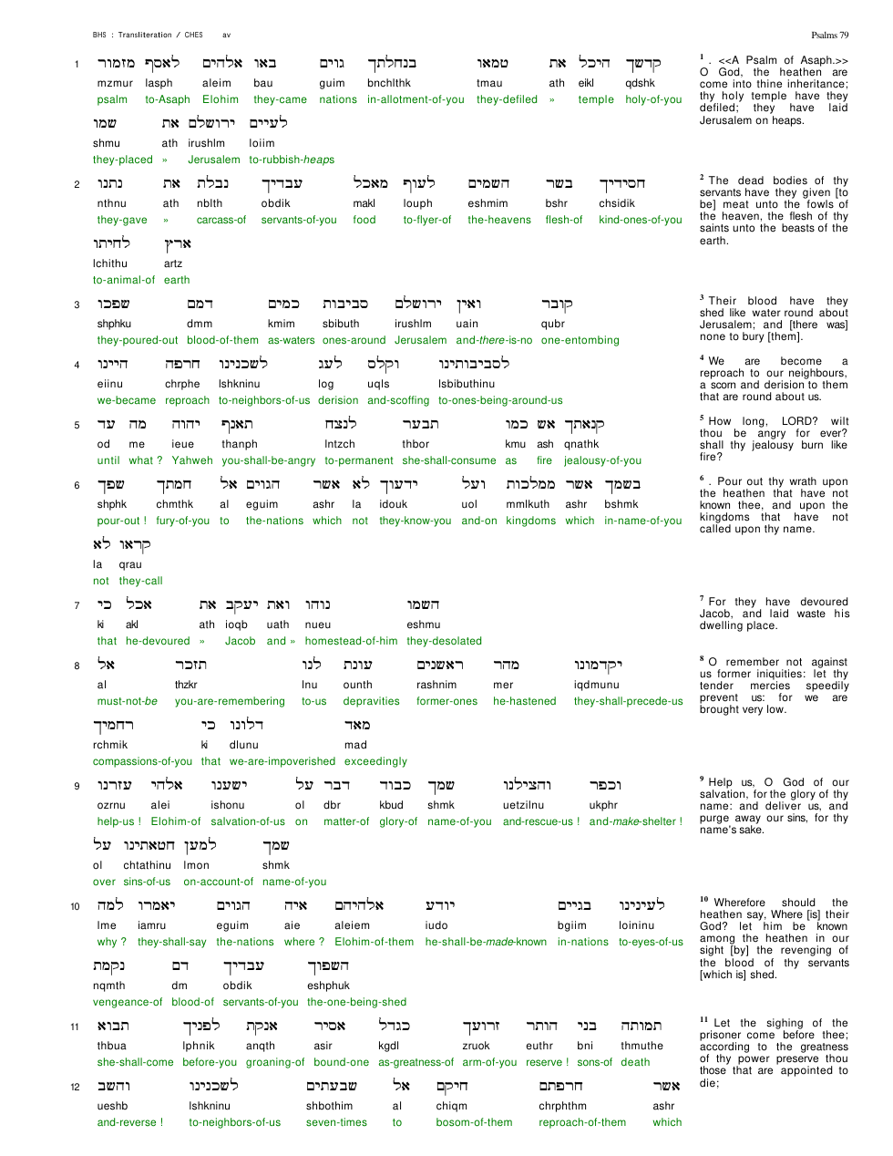 19079-The Book Of Psalms Chapter-079 cover