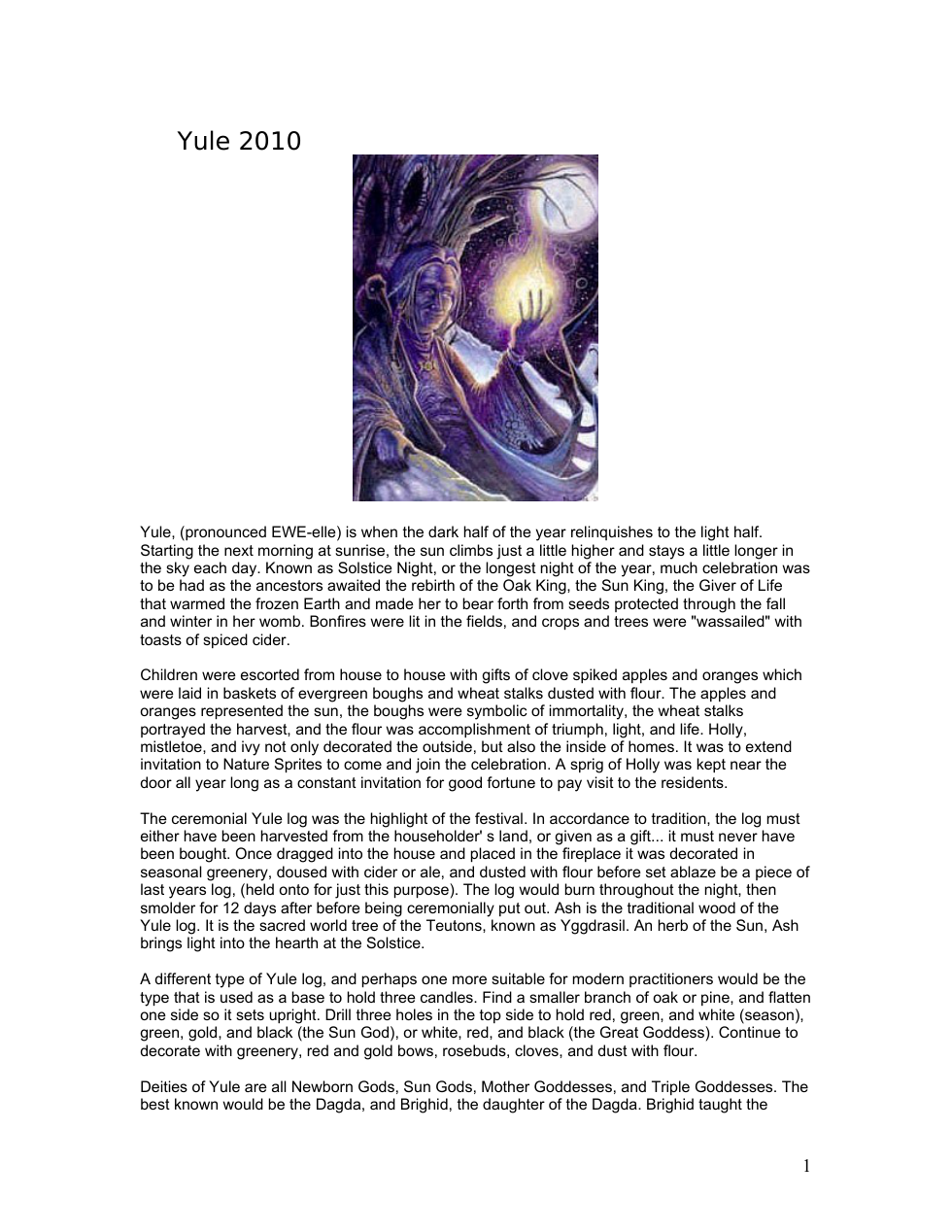 Mary Jo Hodges -Yule - [1 ebook - PDF] cover