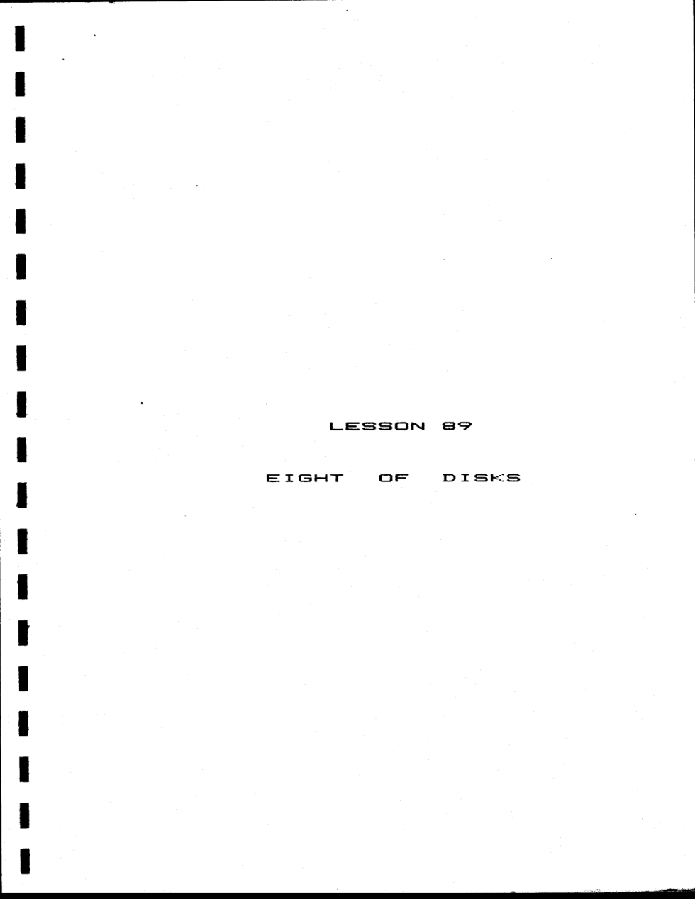 GDcorrespondencecourselessons089 cover