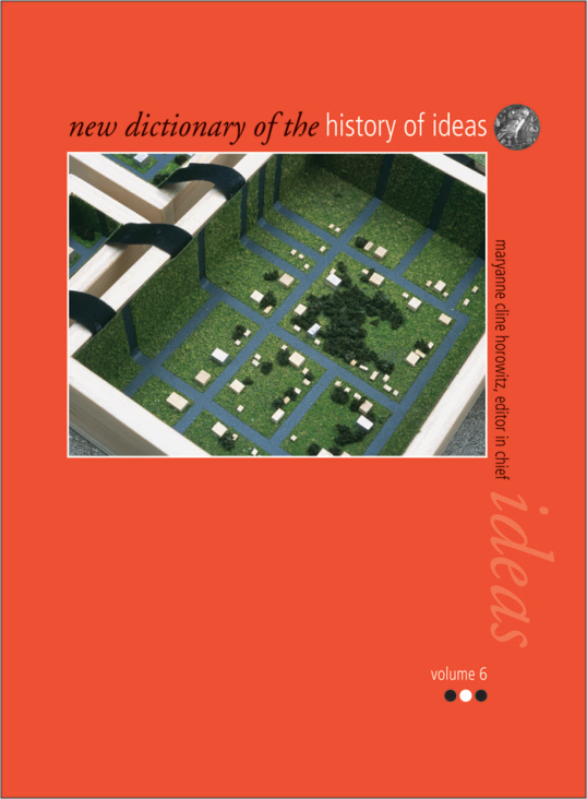 New Dictionary Of The History Of Ideas Vol 6 cover
