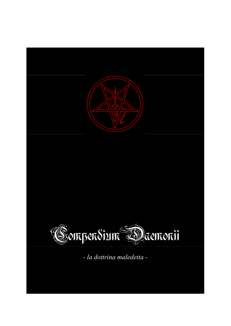 Anonymous - Compendium Daemonii In Latin cover