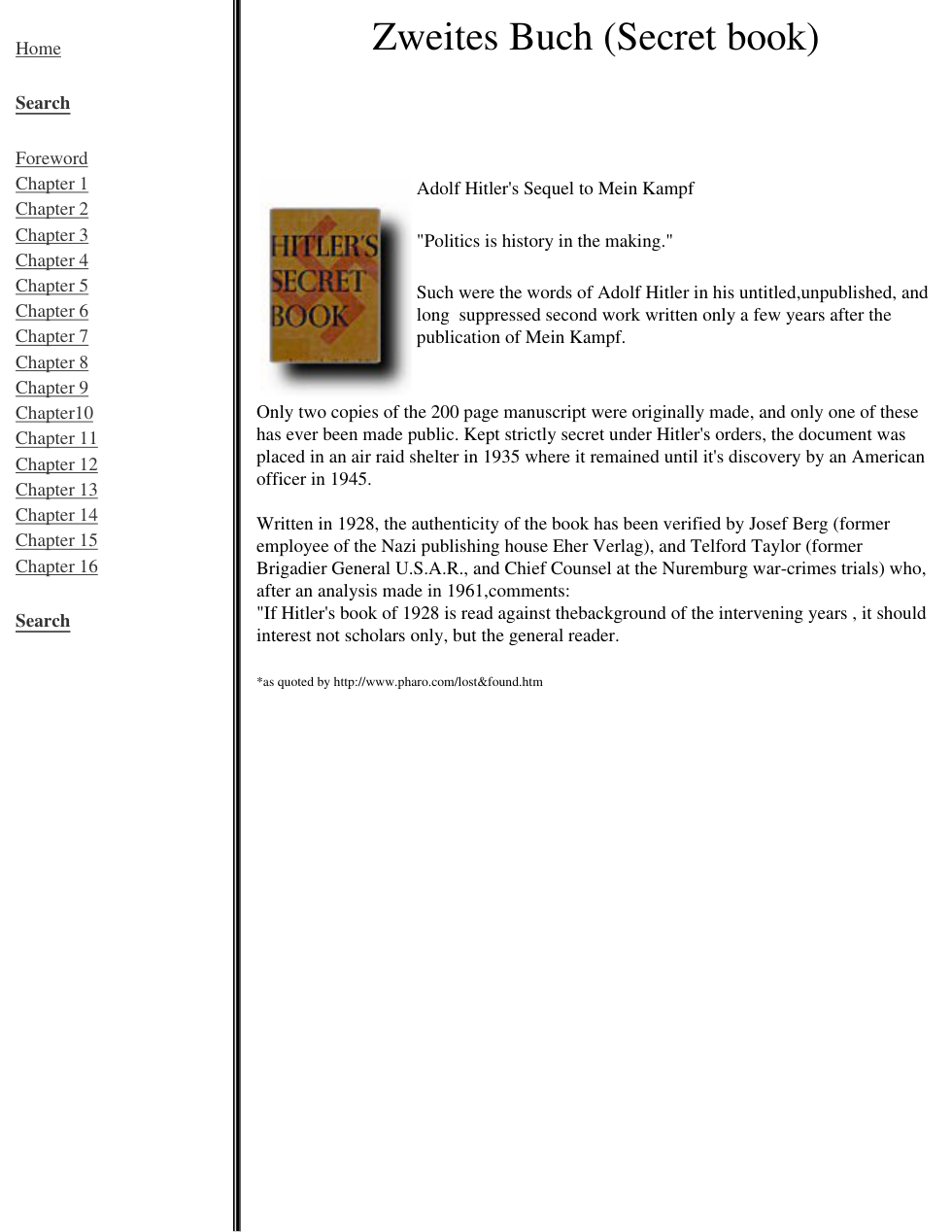 ZweitesBuch - Hitler's Secret Book cover