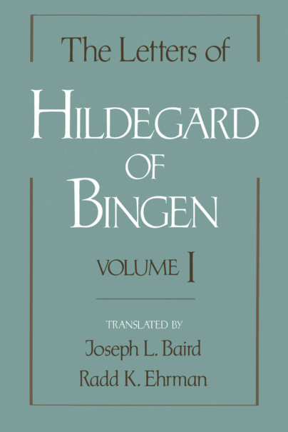 Hildegard of Bingen-The Letters of Hildegard of Bingen Volume I (1998) cover