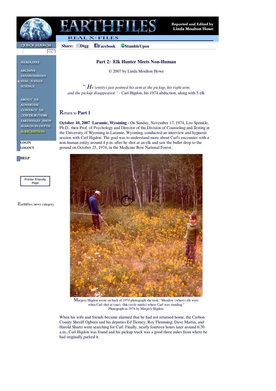 10 14 2007 Part 2 Elk Hunter Meets Non-Human cover