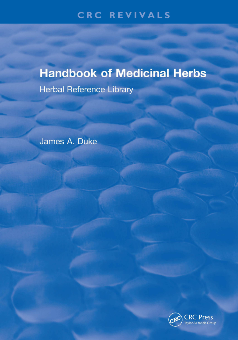 Handbook of Medicinal Herbs Herbal Reference Library (James A. Duke) (z-lib.org) cover