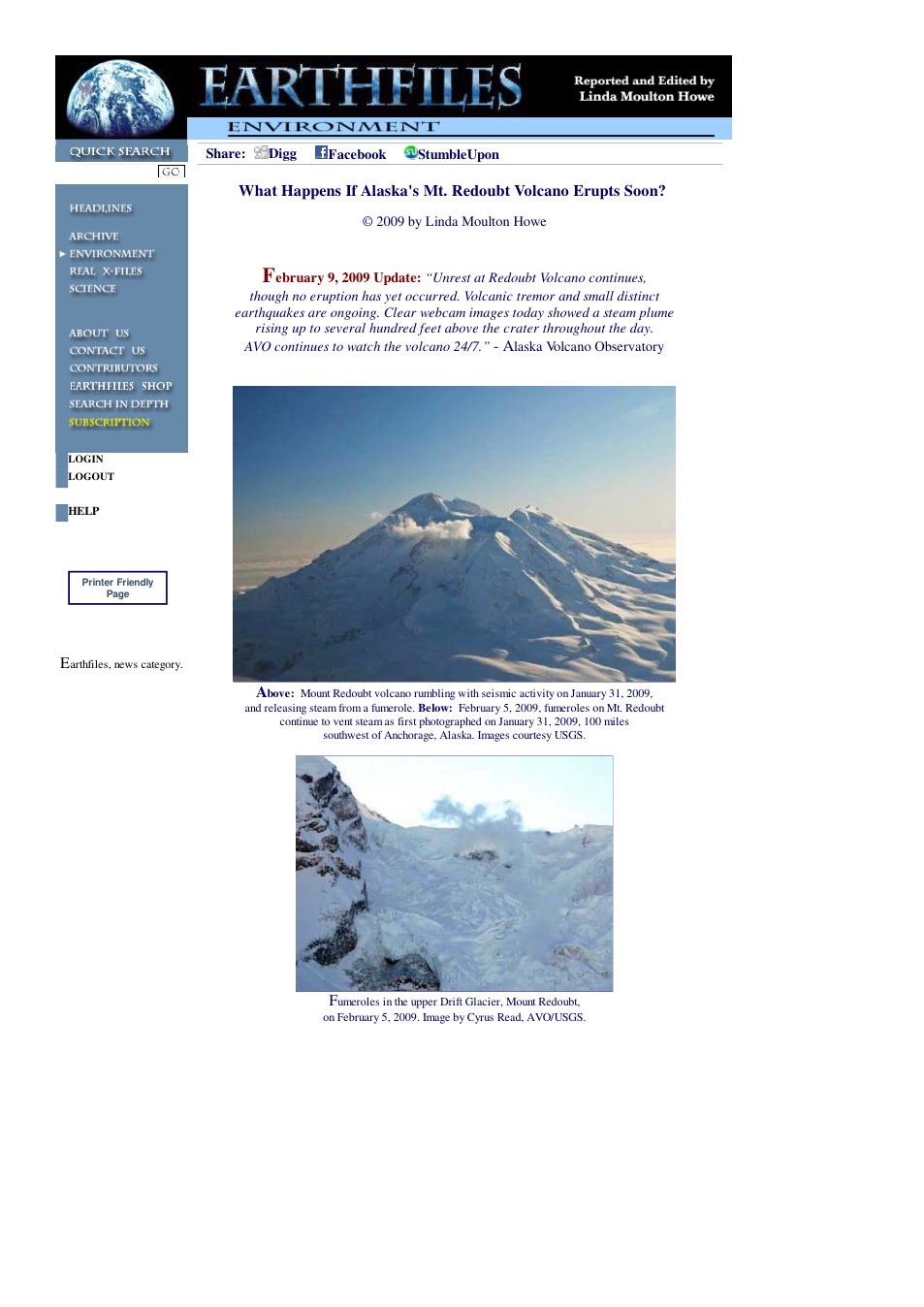 02 07 2009 What Happens If Alaskas Mt. Redoubt Volcano Erupts Soon cover