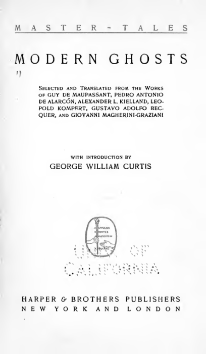 Modern ghosts cover