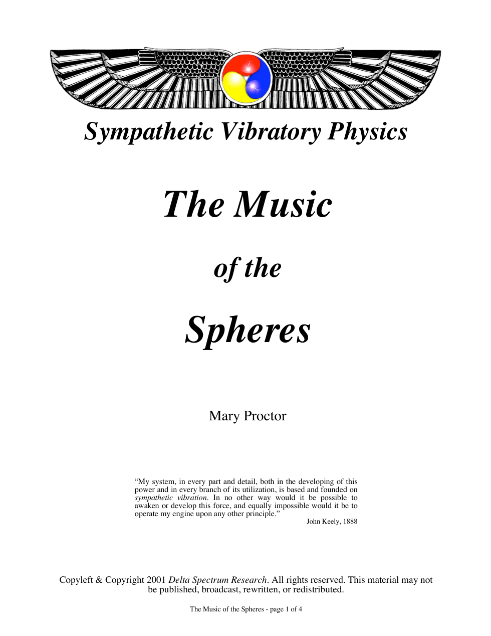 Music of the Spheres RSG cover