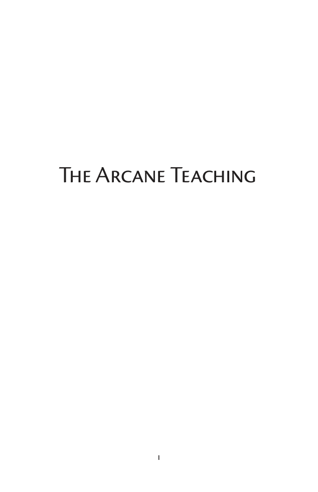 Arcane Teaching - William Walker Atkinson cover