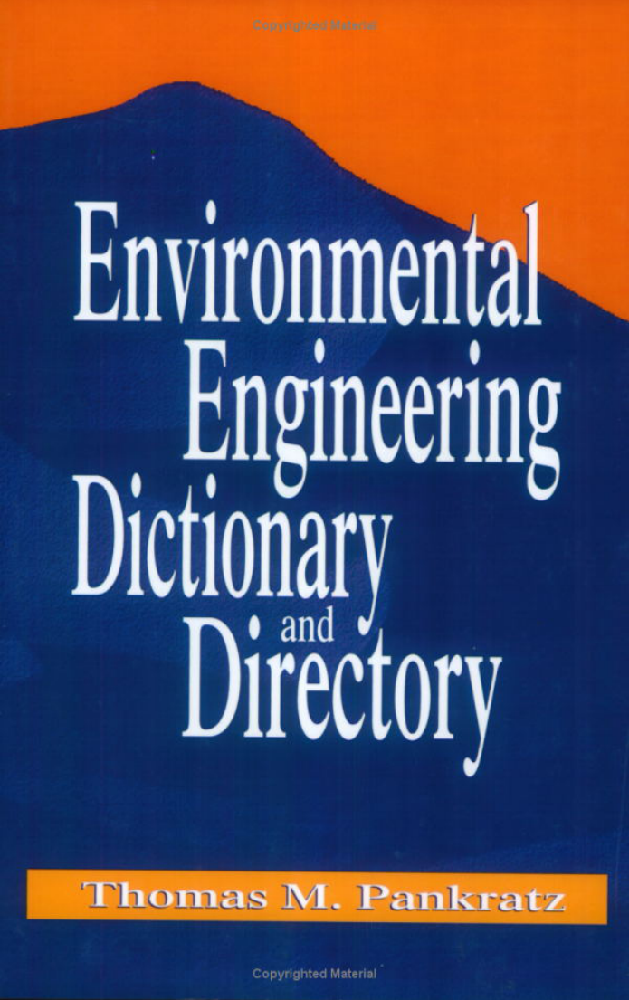 Environmental Engineering Dictionary and Directory cover