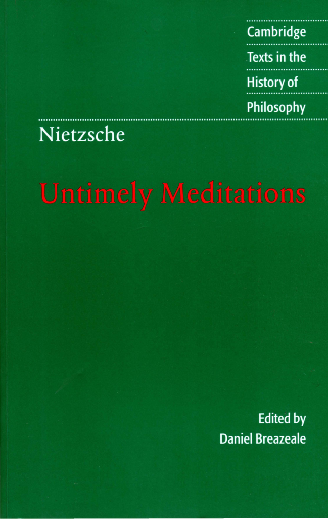 Breazeale - Untimely Meditations cover