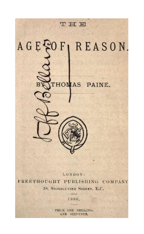 Thomas Paine - The Age Of Reason cover