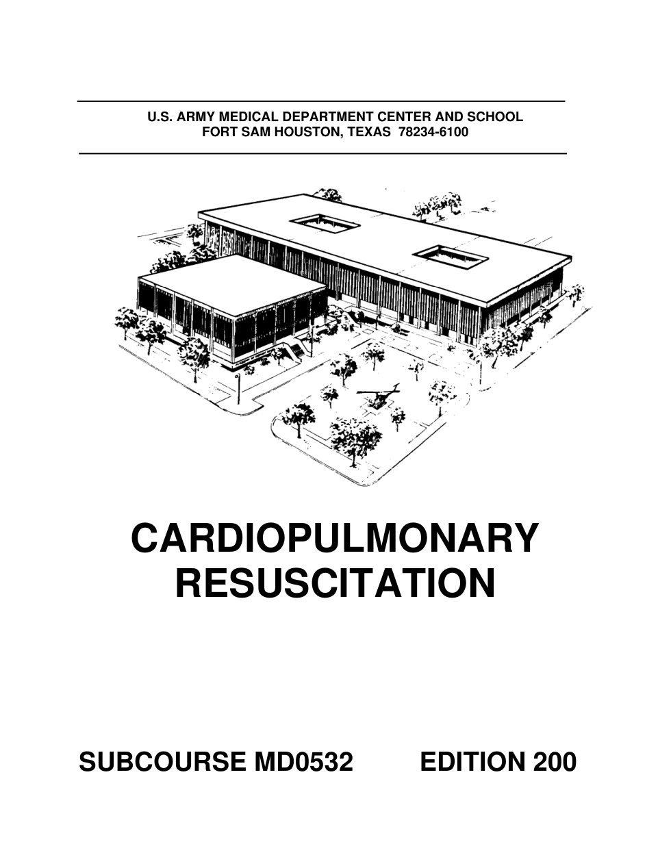 ARMY Medical - Cardiopulmonary Resus.(CPR) 2006, 131pgs cover