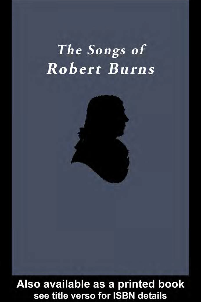The Songs of Robert Burns cover
