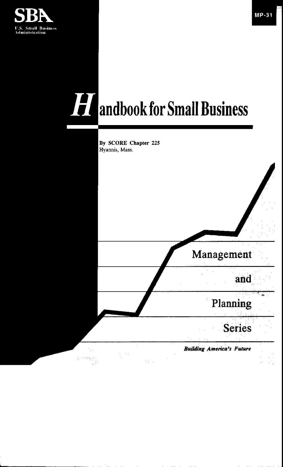 Finance Management Project Strategic - Handbook for small business cover