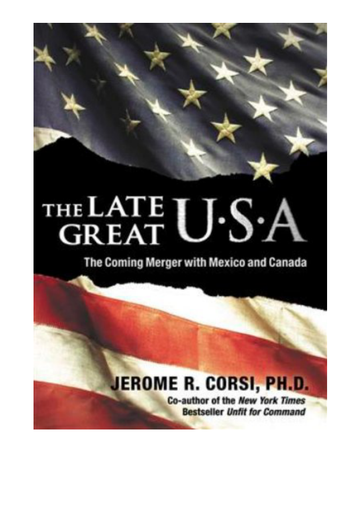 Jerome Corsi - The Late Great USA cover