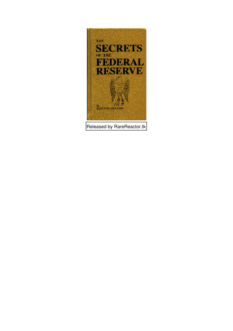 Secret Of The Federal Reserve cover