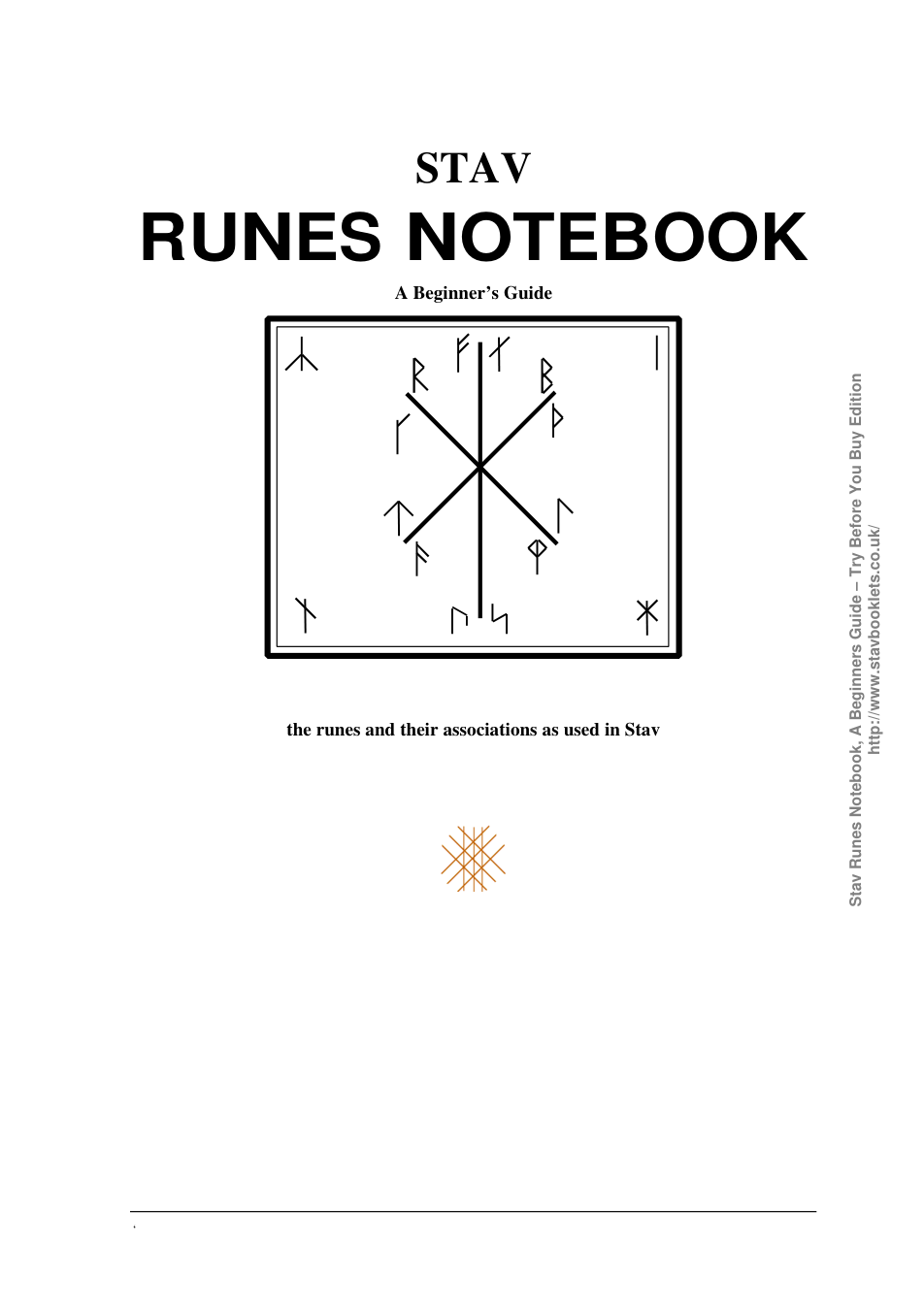 Alex Pidd - Stav & Runes Notebook - A Beginners Guide cover