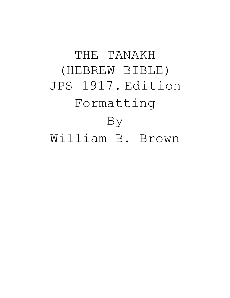 tanakh cover
