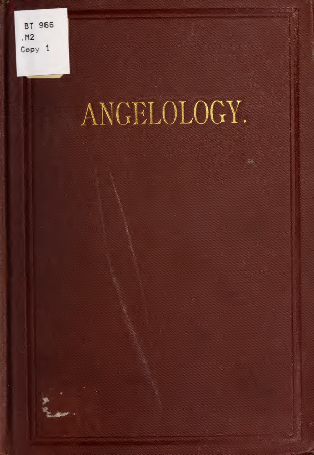 Angelology - T. McCague (1892) cover
