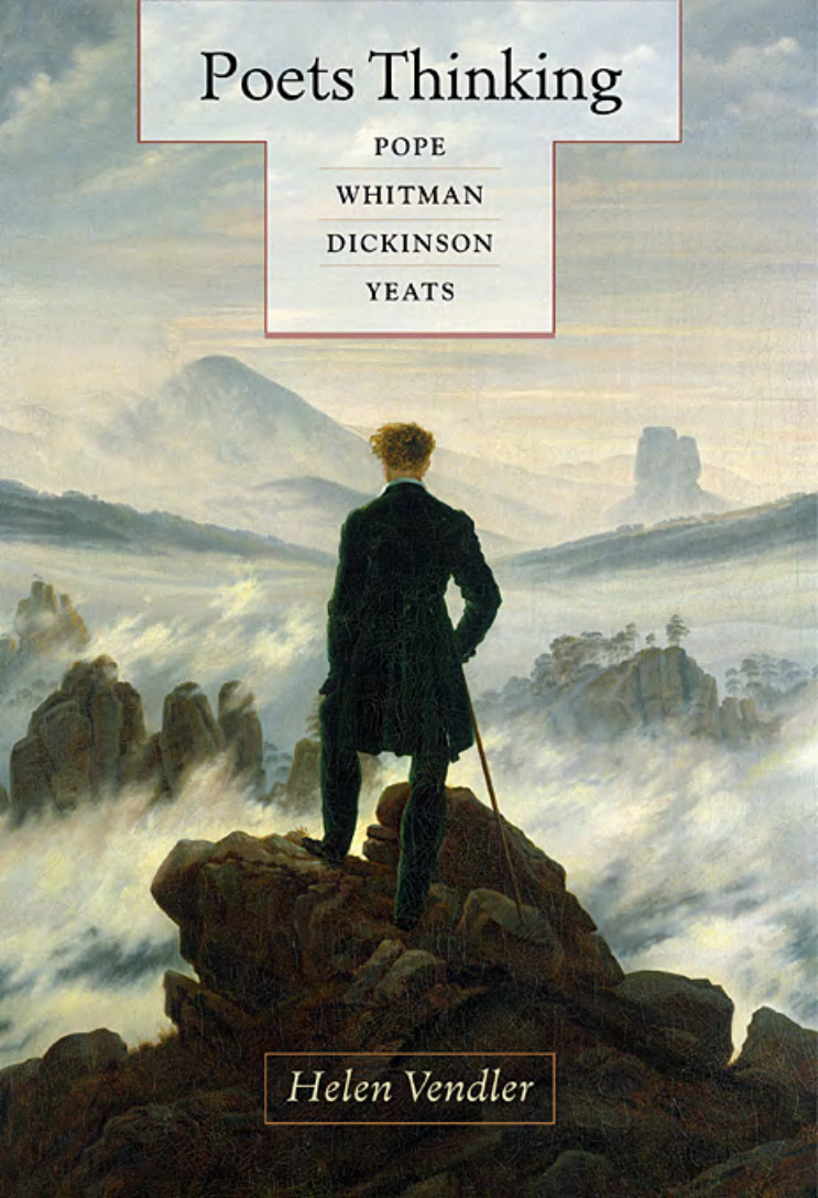 Poets Thinking - Pope, Whitman, Dickinson, Yeats cover
