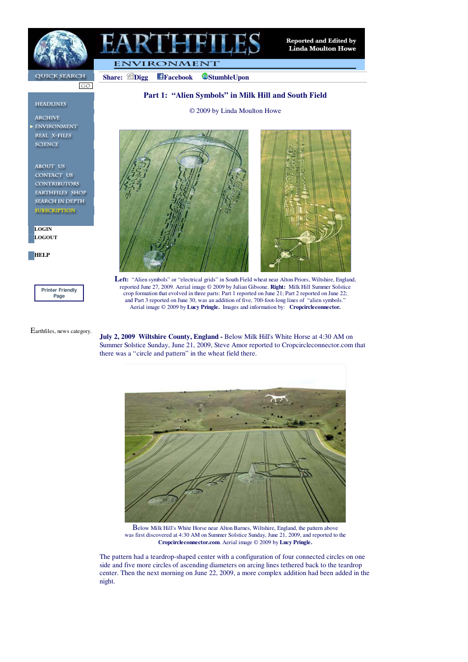 07 02 2009 Part 1 Alien Symbols in Milk Hill and South Field cover