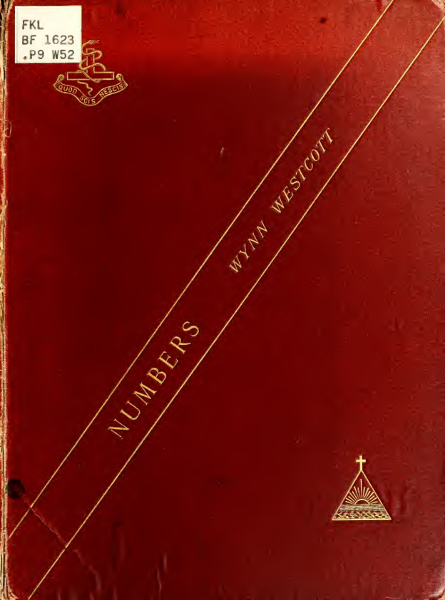 W. Wynn Westcott - Numbers, 1890 cover