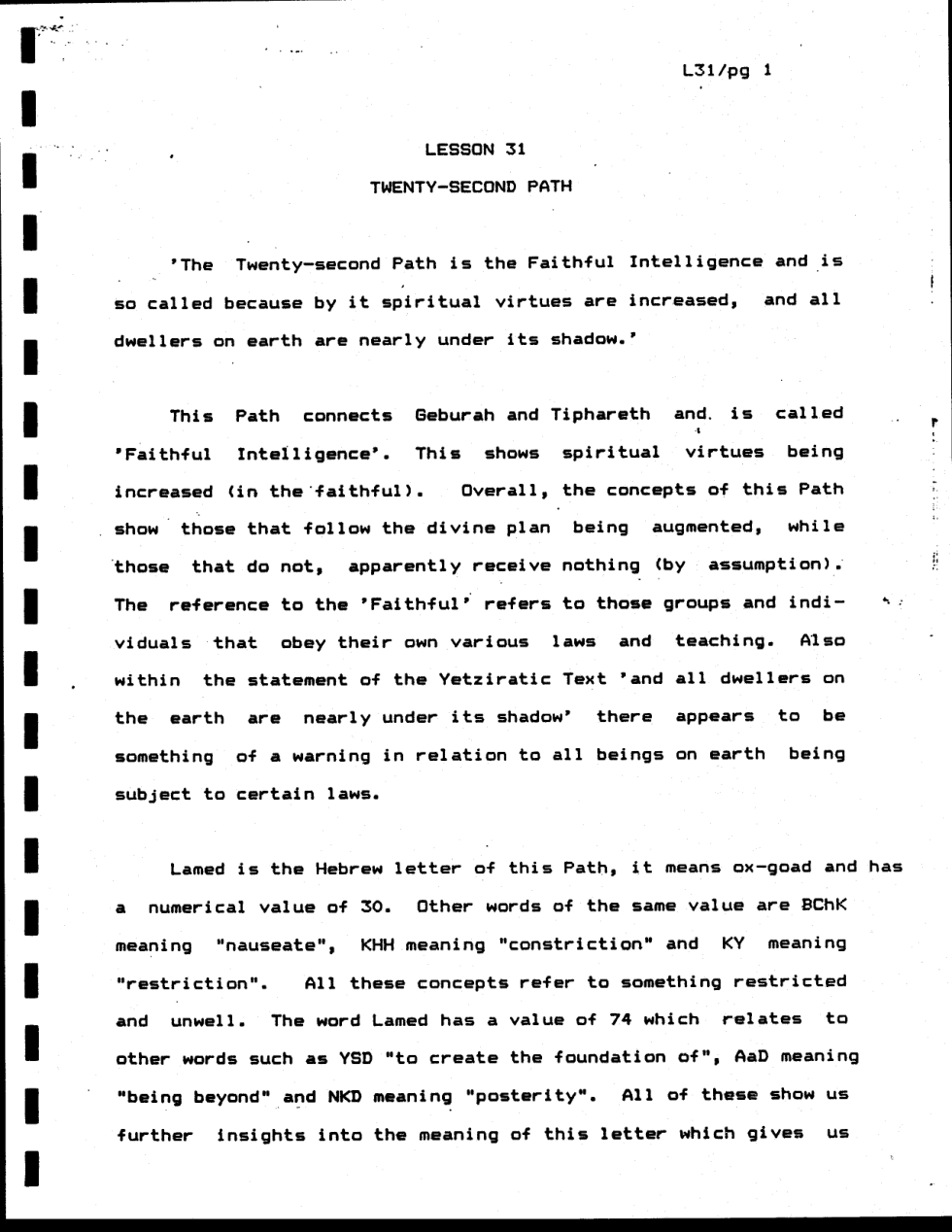 GDcorrespondencecourselessons031 cover