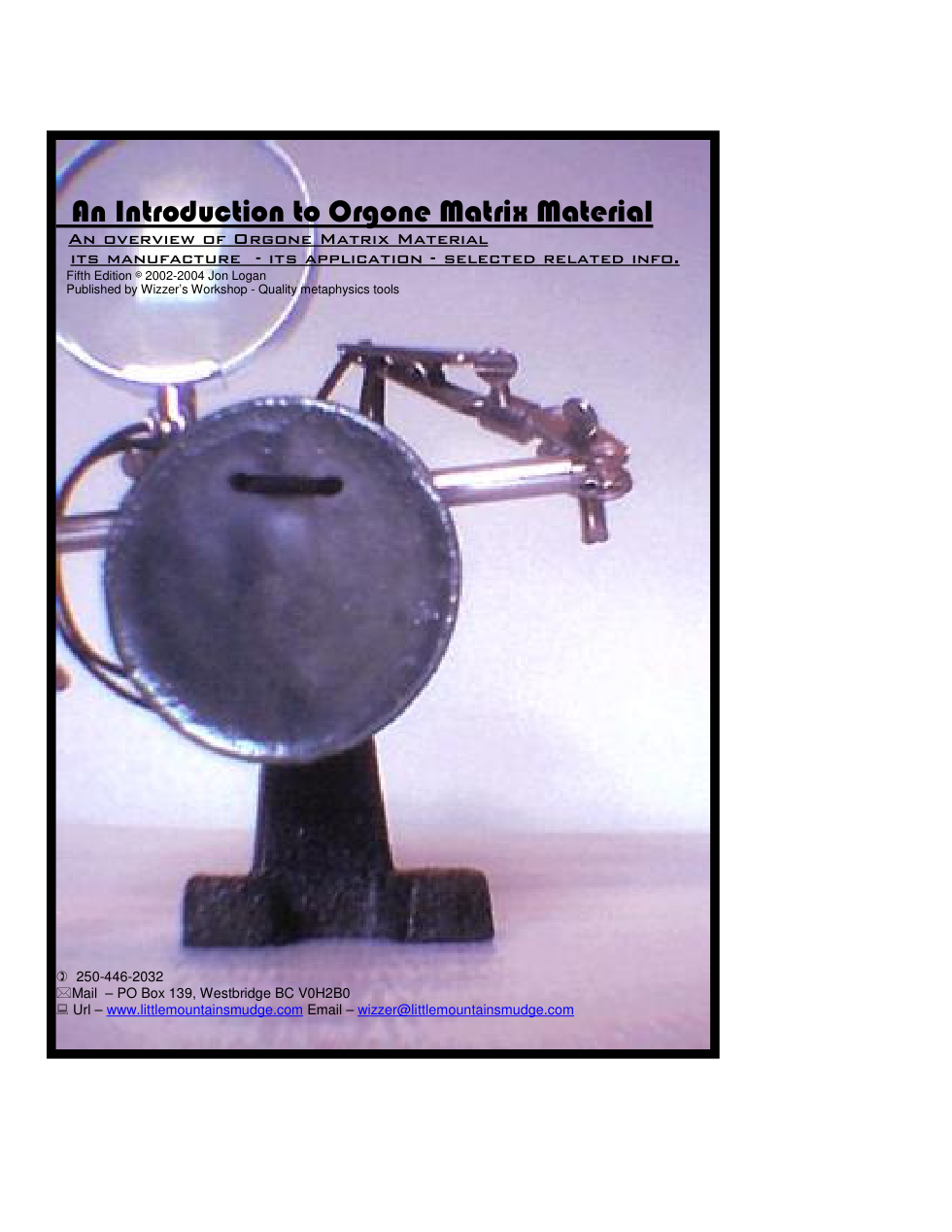 Introduction To Orgone Matrix Material cover