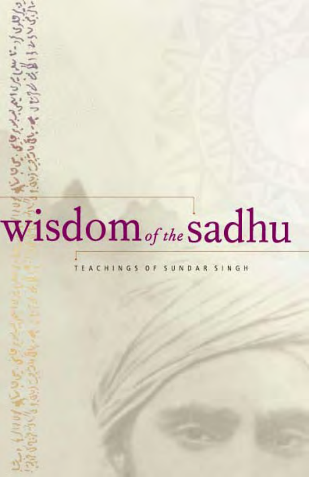 Sundar Singh-Wisdom-of-the-Sadhu cover