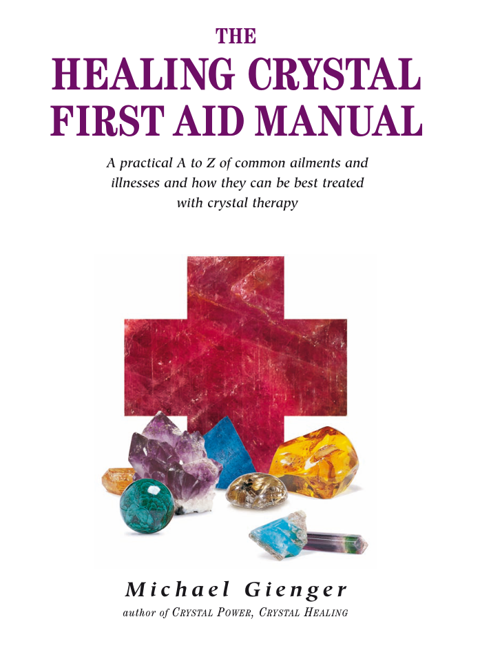Michael Gienger - The Healing Crystal First Aid Manual [eBook PDF] cover