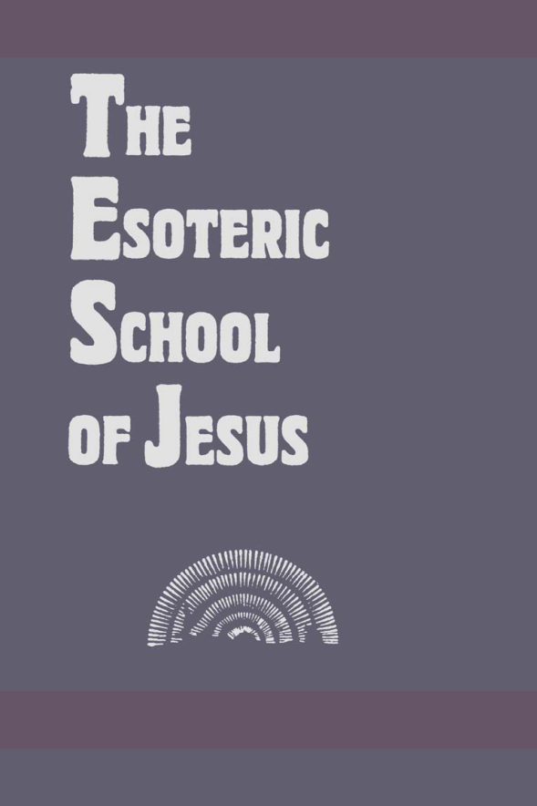 The Esoteric School of Jesus cover