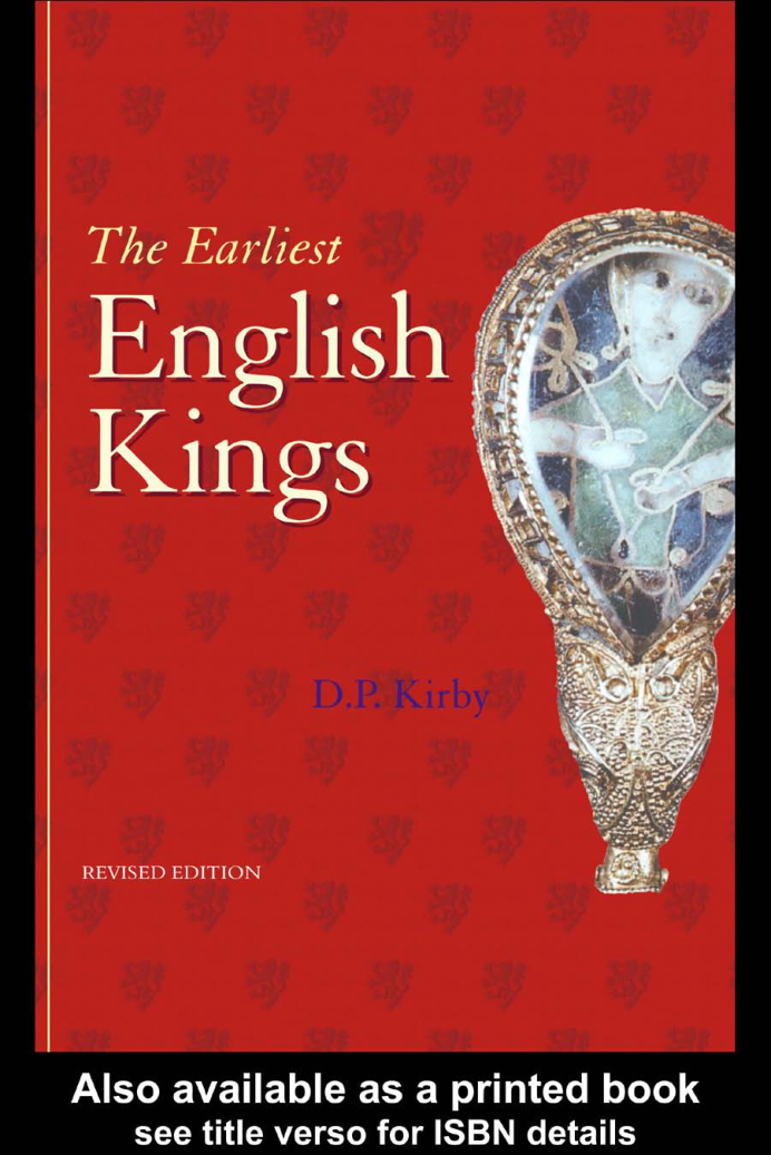 David Peter Kirby - The Earliest English Kings cover