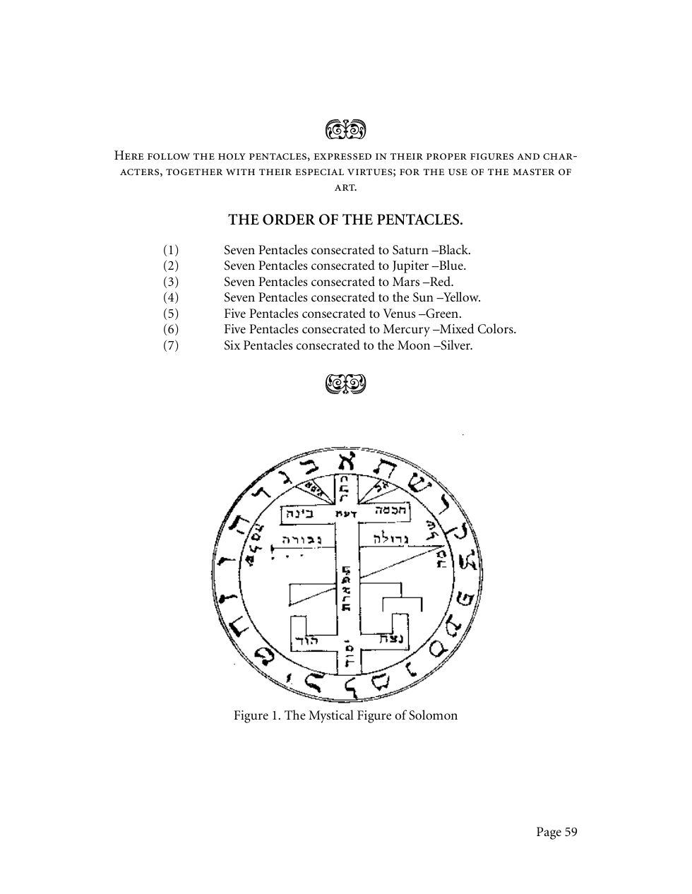 Greater Key Of Solomon - Order Of The Pentacles cover