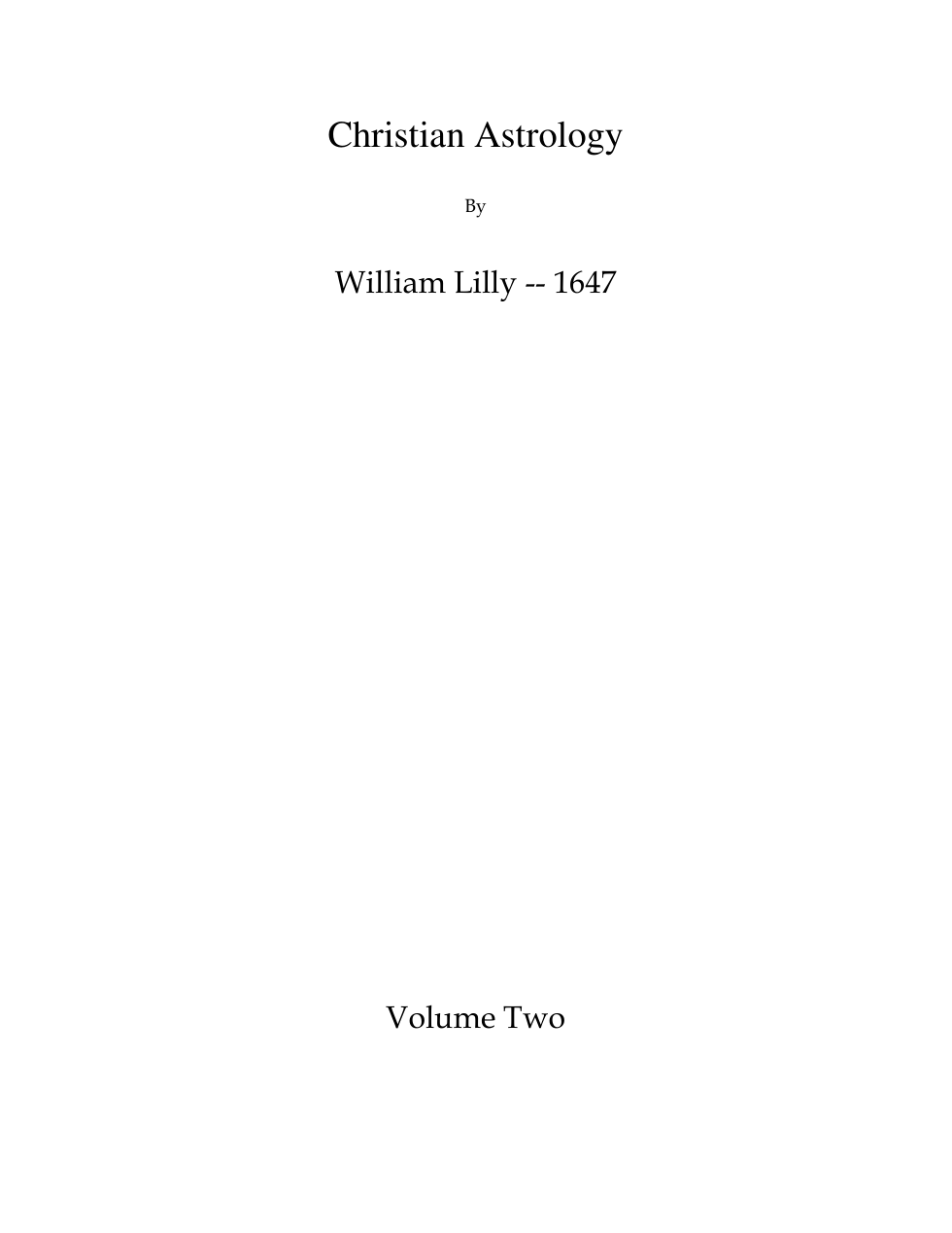 Christian Astrology 02 cover