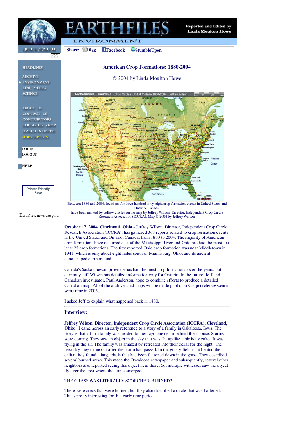 10 17 2004 American Crop Formations 1880-2004 cover