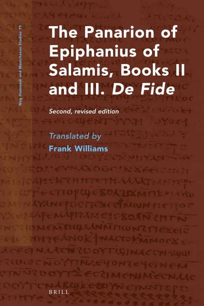 The Panarion of Epiphanus of Salamis cover