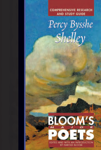 Percy Bysshe Shelley Comprehensive Research and Study Guide (Bloom's Major Poets) cover