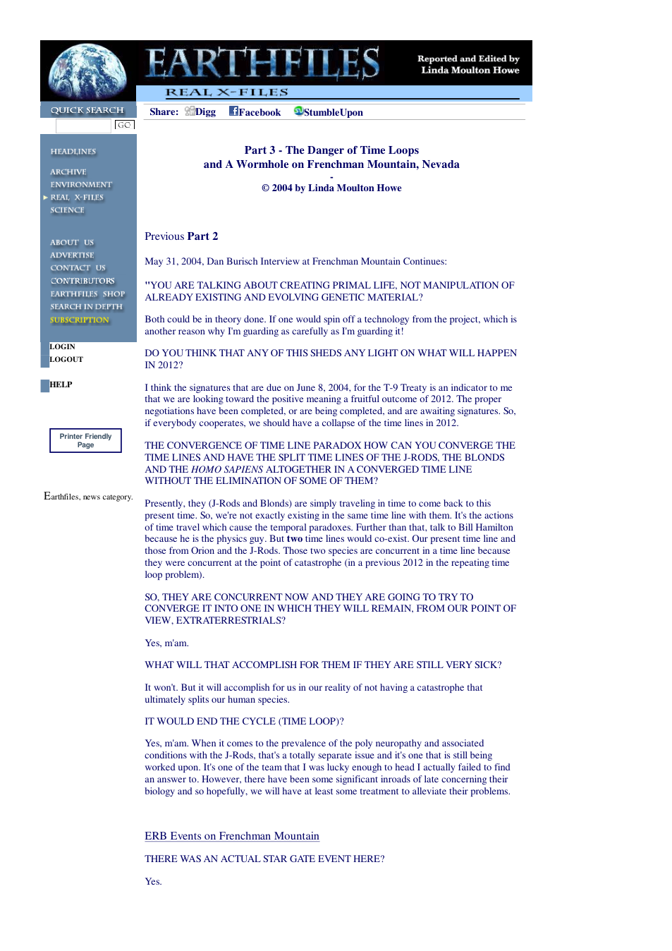 06 14 2004 Part 3 - The Danger of Time Loops and A Wormhole on Frenchman Mountain, Nevada cover