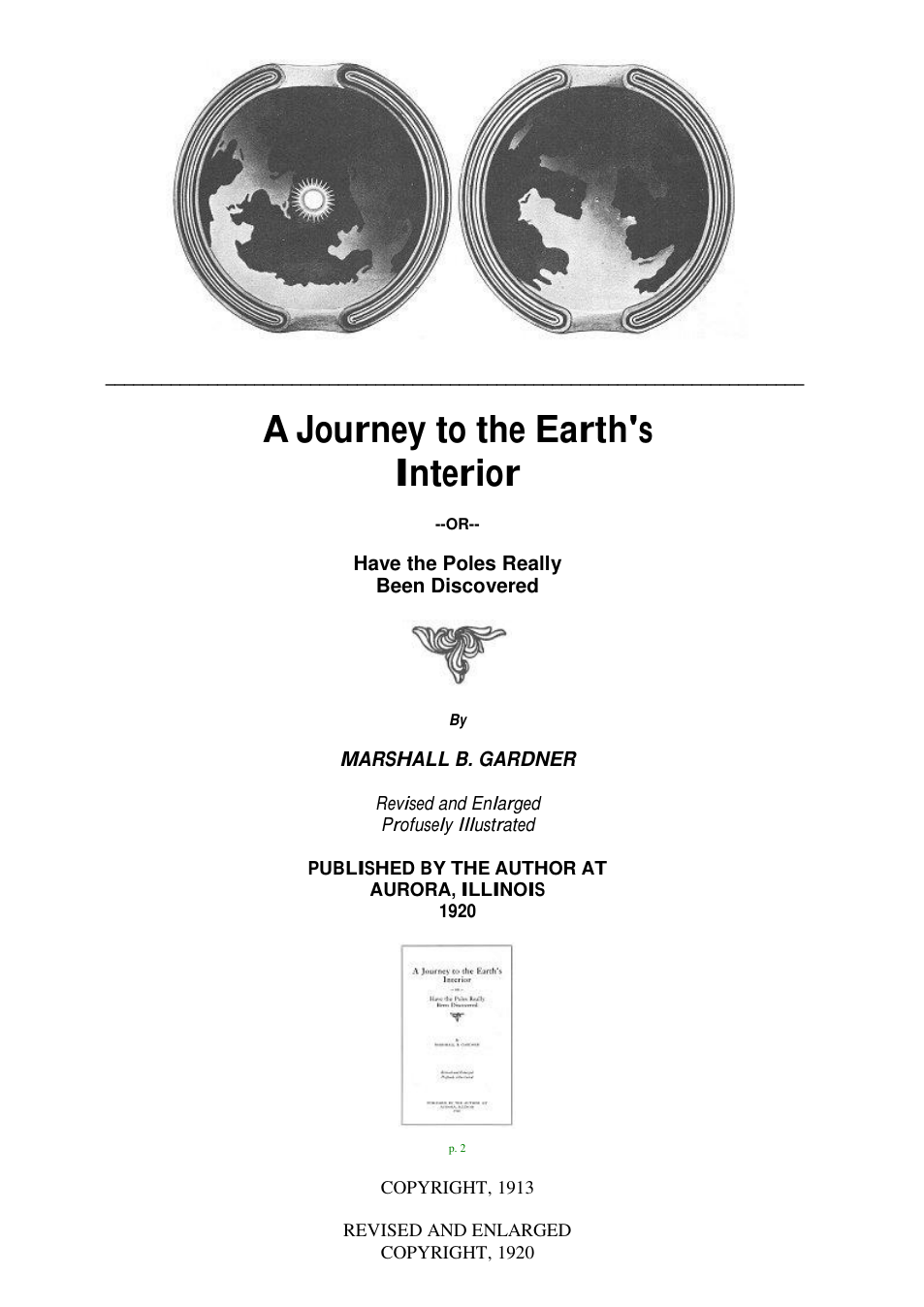Journey To The Earth's Interior cover