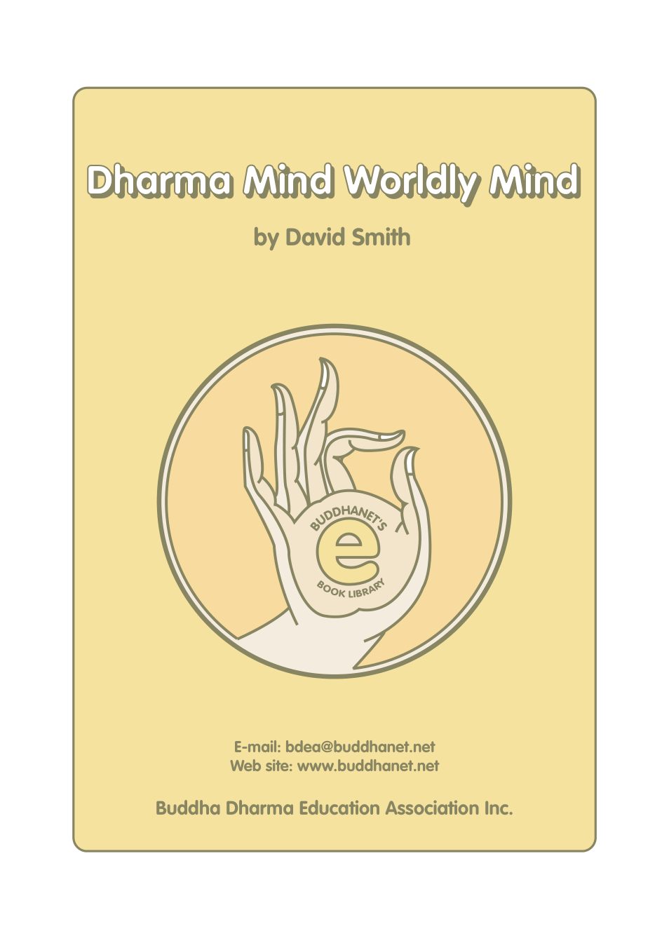 Dharma Mind, Worldly Mind cover